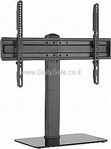 מעמד שולחני מתכוונן בסיס זכוכית למסך עד "70 איזו דגם FS400 מעמד שולחני מתכוונן בסיס זכוכית למסך עד "70 איזו דגם FS400