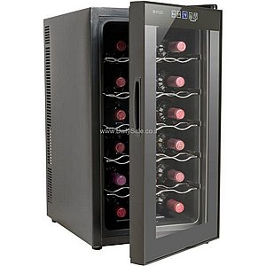 מקרר יין 18 בקבוקים וינופו דגם CH51FD1 שחור מקרר יין 18 בקבוקים וינופו דגם CH51FD1 שחור