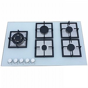 כיריים גז זכוכית לקאזה דגם LC90GWSB לבן כיריים גז זכוכית לקאזה דגם LC90GWSB לבן