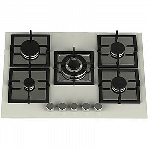 כיריים גז זכוכית לקאזה דגם LCV70GW לבן כיריים גז זכוכית לקאזה דגם LCV70GW לבן