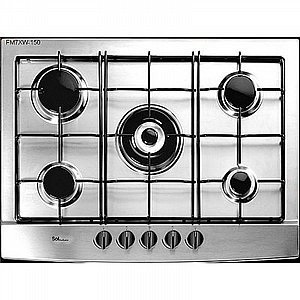 כיריים גז סול 5 מבערים FM7EW-130 שחור כיריים גז סול 5 מבערים FM7EW-130 שחור