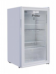 מקרר משרדי מיני בר פרמייר דגם PR95VW לבן זכוכית שקופה מקרר משרדי מיני בר פרמייר דגם PR95VW לבן זכוכית שקופה