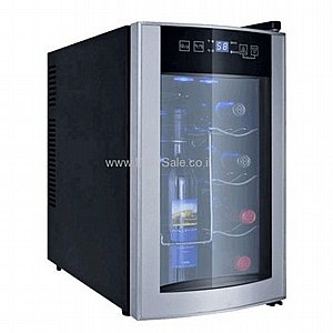 מקרר יין 8 בקבוקים לנדרס דגם BCW25 חזית שקופה מקרר יין 8 בקבוקים לנדרס דגם BCW25 חזית שקופה