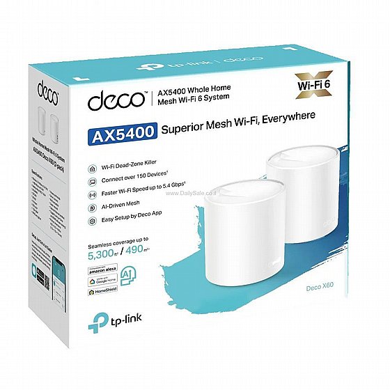 ����� ���� �������� ��� MESH DECO X60 V3.2 AX5400 (2 ��)
