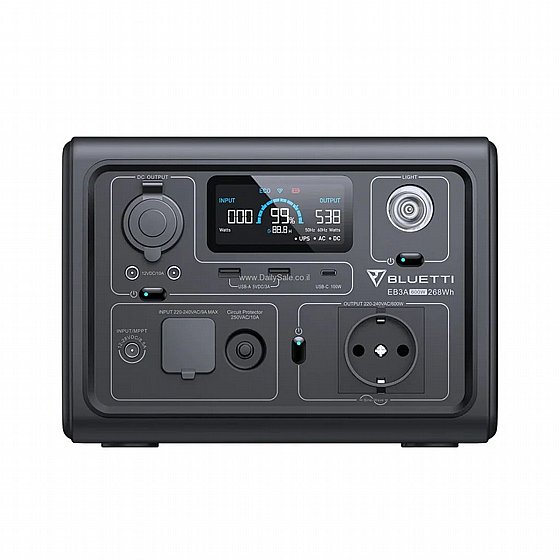 ���� ��� ����� BLUETTI EB3A 600W 268Wh