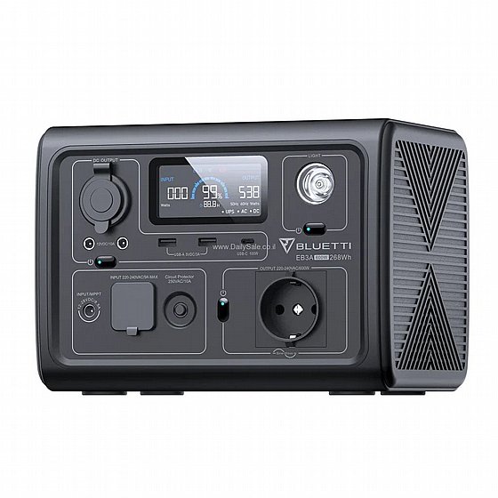 ���� ��� ����� BLUETTI EB3A 600W 268Wh
