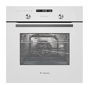 תנור בנוי 60/60 תדיראן דגם TADO 70GW זכוכית לבנה תנור בנוי 60/60 תדיראן דגם TADO 70GW זכוכית לבנה