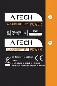 ����� ������ CR123A ����� ��� ��� ATECH AT-CR123